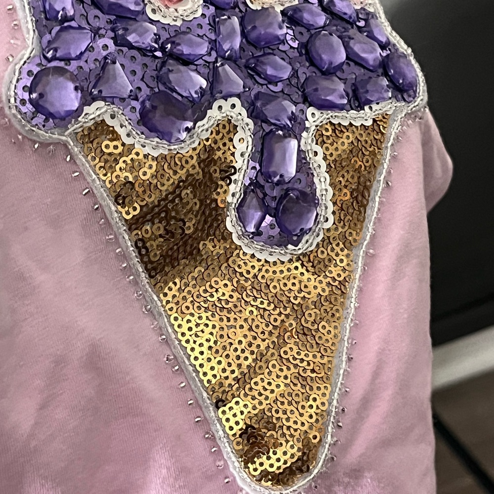 Lola and the Boys Ice Cream Crystal Tank Top - Picture 5 of 6